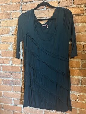 Juicy Couture Black Scoop Neck Tee
